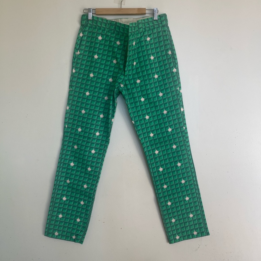 Billionaire Boys Club Green Waffle Pants